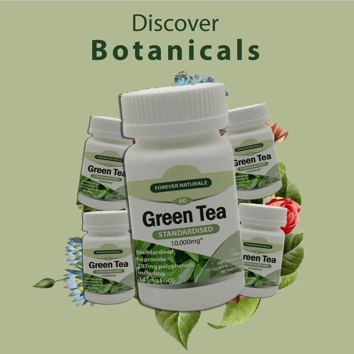 قرص چای سبز 100% خالص Forever Naturalz با اسپیرولینا - بهترین چربی سوز و لاغری - پشتیبانی از مدیریت کاهش وزن قرص چای سبز 100% خالص Forever Naturalz با اسپیرولینا - بهترین چربی سوز و لاغری - پشتیبانی از مدیریت کاهش وزن