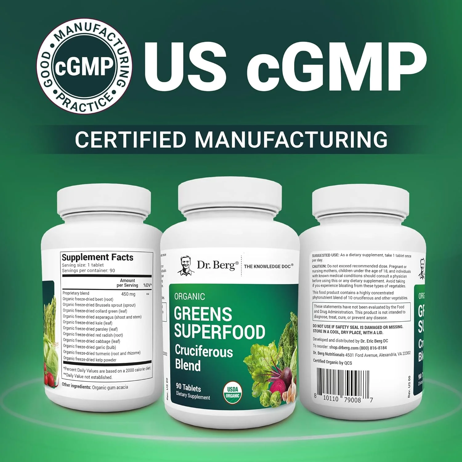 قرص های سبزیجات فوق العاده دکتر برگ - مکمل های سبزیجات چلیپایی برای بزرگسالان با 11 قرص سبزیجات فوق العاده فیتونوترینت - انرژی، سیستم ایمنی و قرص های سبزیجات کبد - 90 قرص قرص های سبزیجات فوق العاده دکتر برگ - مکمل های سبزیجات چلیپایی برای بزرگسالان با 11 قرص سبزیجات فوق العاده فیتونوترینت - انرژی، سیستم ایمنی و قرص های سبزیجات کبد - 90 قرص