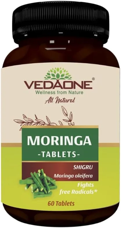 قرص مورینگا پریمیوم طبیعی وداوان، 750 میلی گرم | 60 عدد | 100% ارگانیک | فواید مورینگا - پشتیبانی از سیستم ایمنی، افزایش انرژی، هضم، متابولیسم، غنی از آنتی اکسیدان ها، ویتامین ها و مواد معدنی