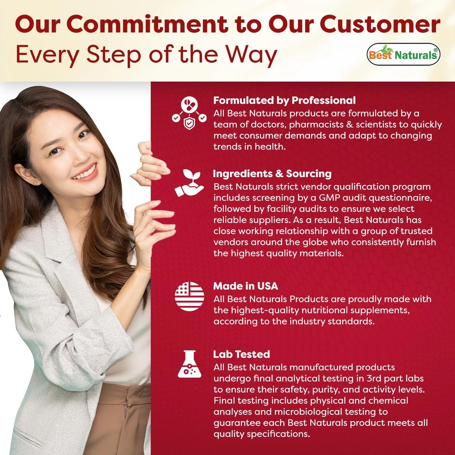 قرص برنج مخمر قرمز Best Naturals 1200 میلی گرمی برای سطح کلسترول سالم، 60 عدد (817716015859) قرص برنج مخمر قرمز Best Naturals 1200 میلی گرمی برای سطح کلسترول سالم، 60 عدد (817716015859)