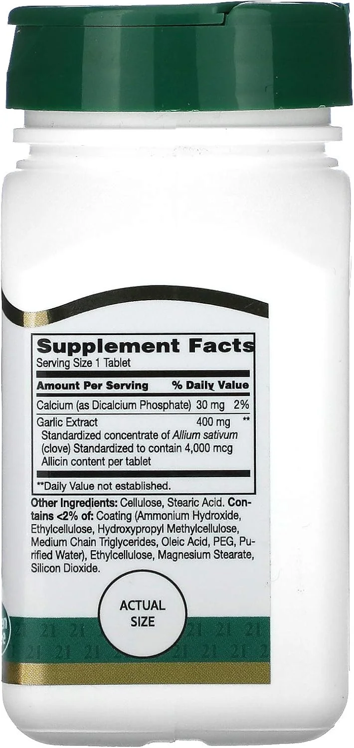 قرص عصاره سیر 21st Century، 60 عدد قرص عصاره سیر 21st Century، 60 عدد