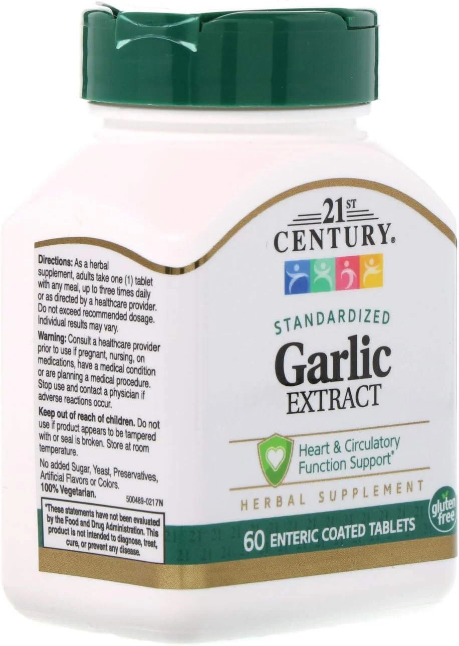 قرص عصاره سیر 21st Century، 60 عدد قرص عصاره سیر 21st Century، 60 عدد