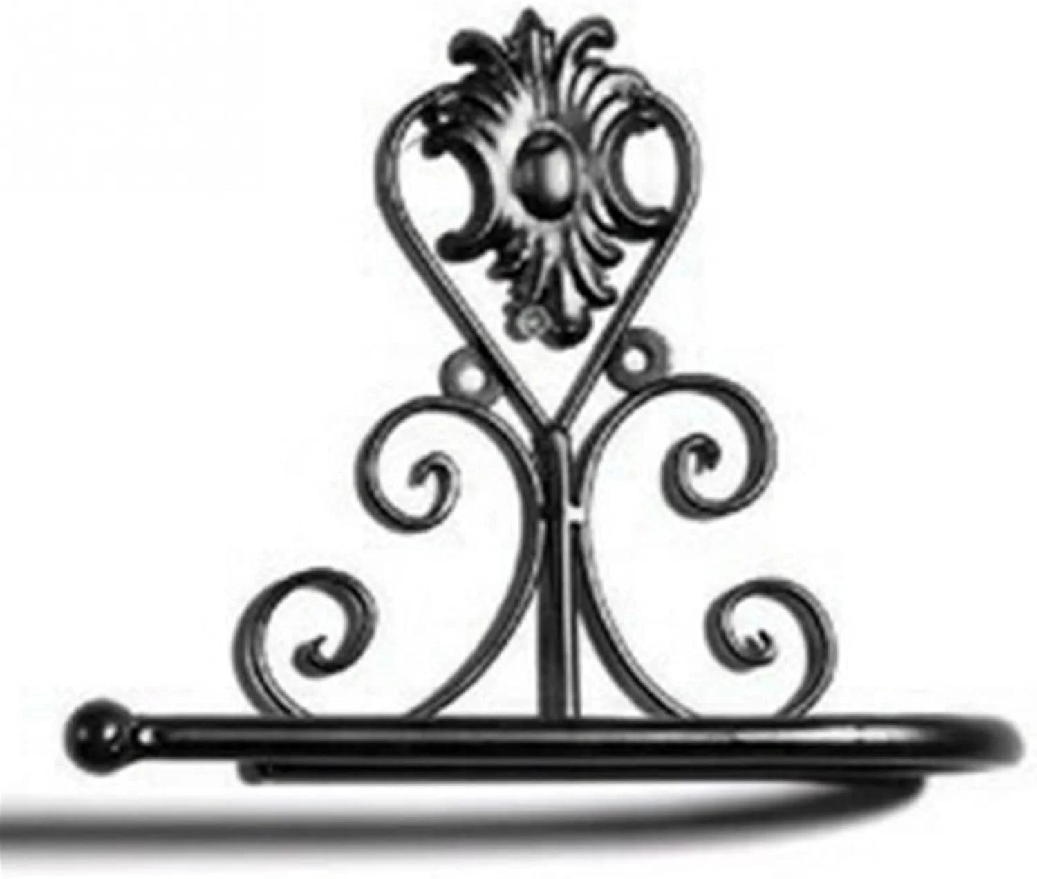 نگهدارنده دستمال توالت، لوازم جانبی کلاسیک حمام، نگهدارنده رول دستمال کاغذی آهنی وینتیج، قفسه نصب شده روی دیوار حمام (رنگ: B)