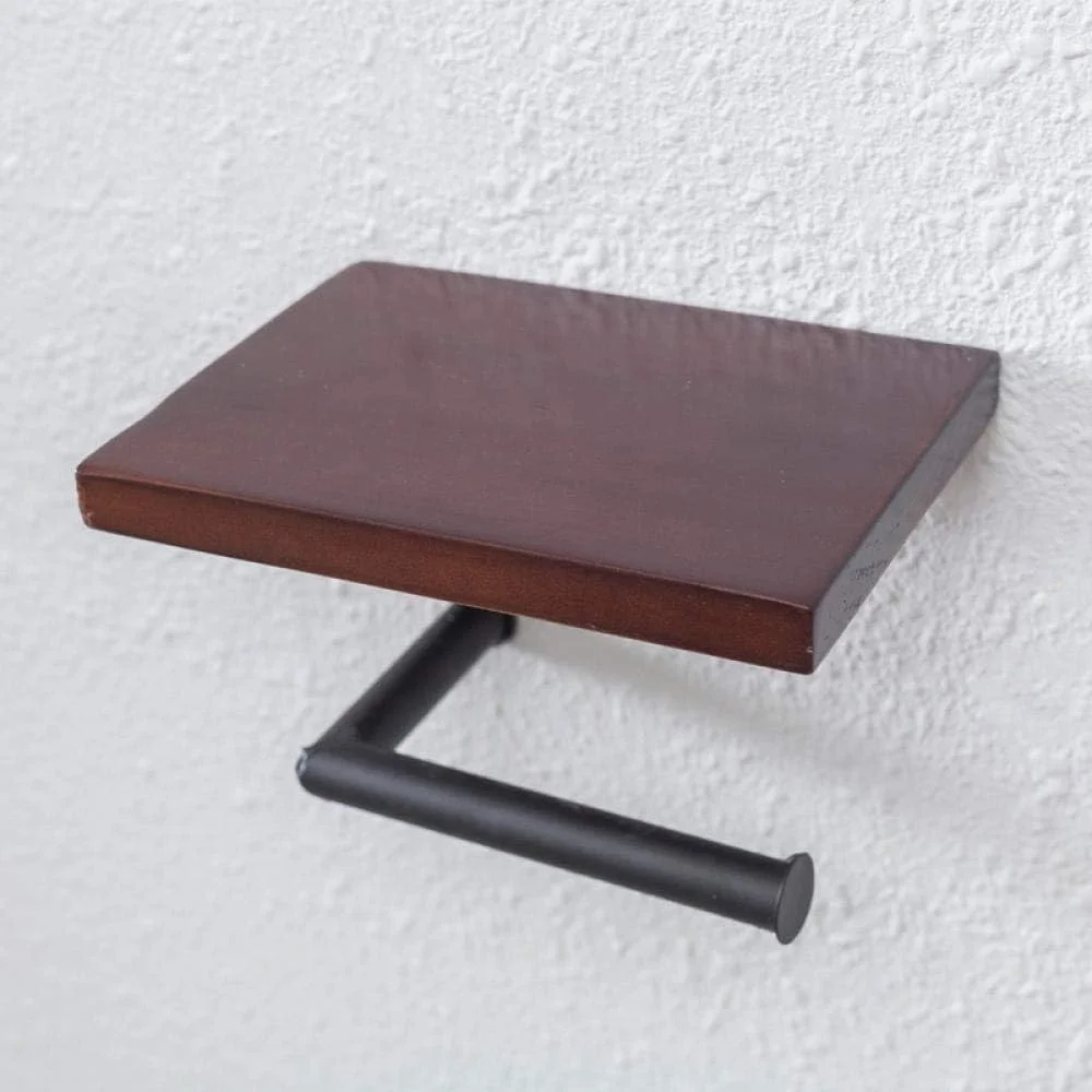 نگهدارنده دستمال توالت، نگهدارنده رول دستمال کاغذی، لوازم جانبی حمام، قفسه دیواری، قفسه چند منظوره برای نگهداری تلفن همراه در حمام