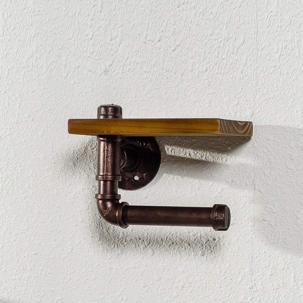 نگهدارنده دستمال توالت، نگهدارنده رول دستمال کاغذی، لوازم جانبی حمام، قفسه دیواری، قفسه چند منظوره برای نگهداری تلفن همراه در حمام