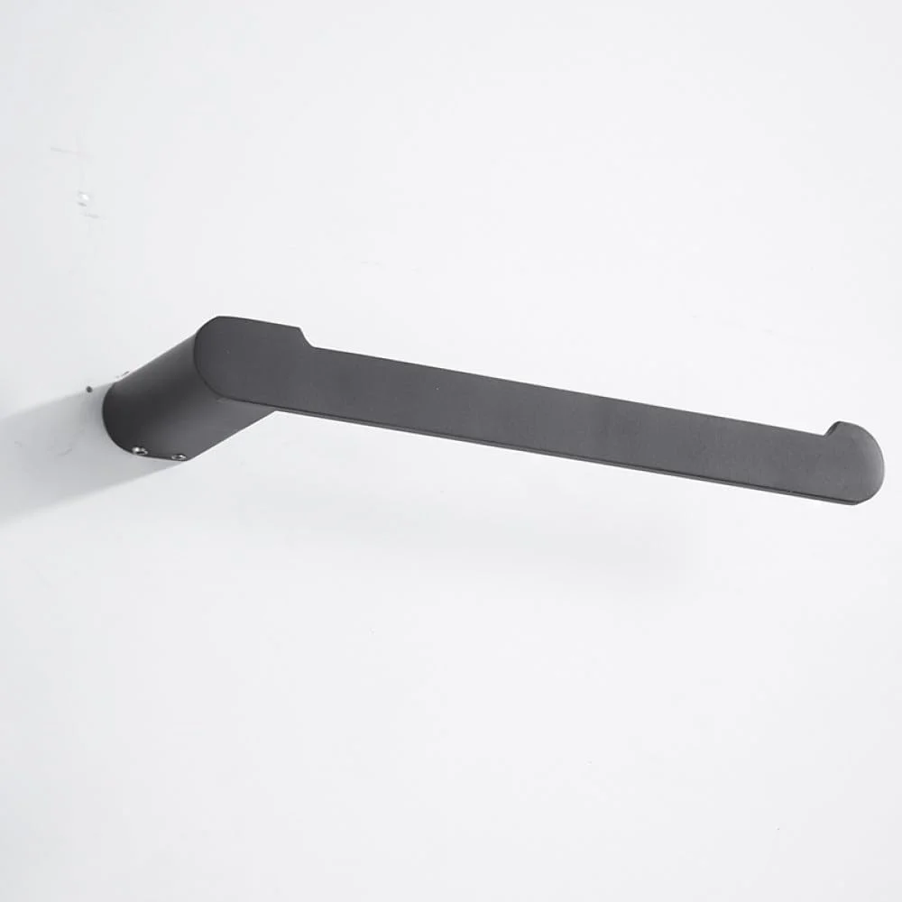 ست لوازم جانبی حمام استیل ضد زنگ تودای لاک، مشکی مات، شامل جا دستمال کاغذی، جا حوله ای، آویز حوله و لوازم جانبی حمام