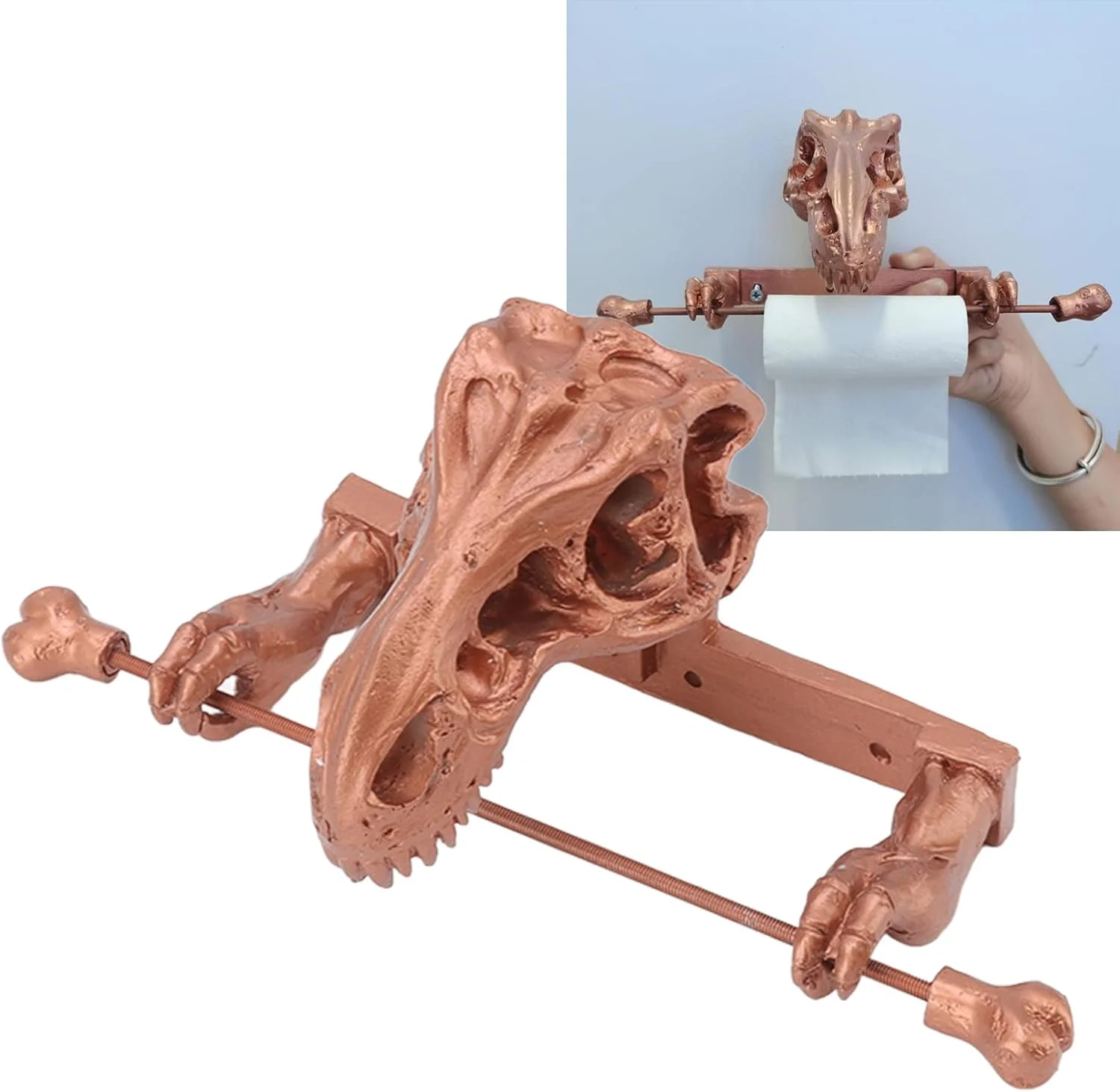 نگهدارنده رول دستمال کاغذی TISTIK، جا دستمال کاغذی با کاربرد گسترده، طراحی زیبا، نصب آسان، نگهداری محکم و تمیز کردن آسان برای حمام