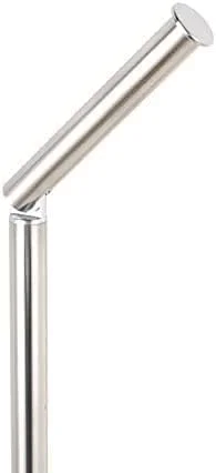 جا دستمال کاغذی ایستاده استیل ضد زنگ TMOHRA مناسب برای سرویس بهداشتی، ظرفیت 5 رول دستمال کاغذی - رنگ نیکل برس خورده