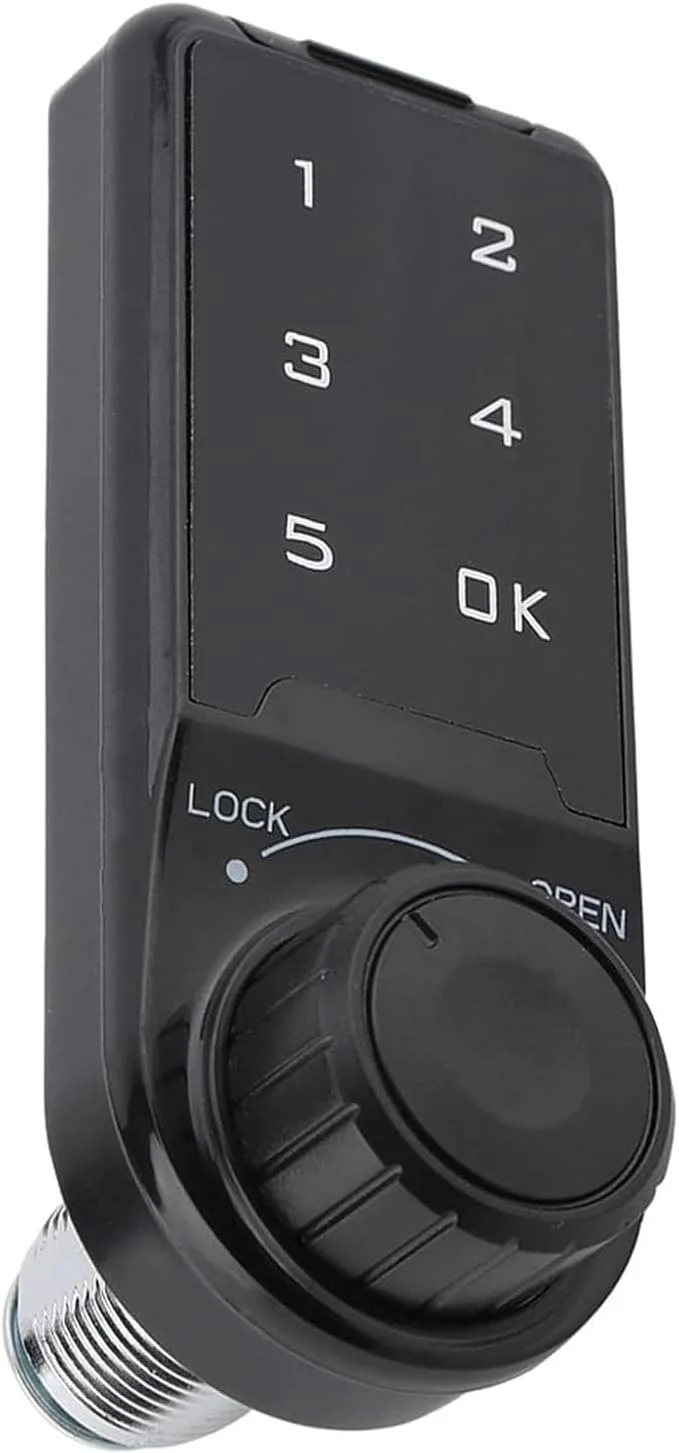 قفل کابینت رمز عبور الکترونیکی KASTWAVE، قفل دسترسی کلید رمز عبور صفحه لمسی، قفل دیجیتال الکترونیکی امنیتی کابینت کد دار برای کابینت های پرونده، کمد لباس (L=20)