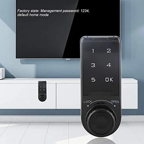 قفل کابینت رمز عبور الکترونیکی KASTWAVE، قفل دسترسی کلید رمز عبور صفحه لمسی، قفل دیجیتال الکترونیکی امنیتی کابینت کد دار برای کابینت های پرونده، کمد لباس (L=20)