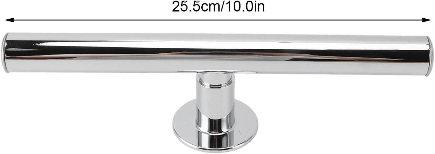 نگهدارنده کاغذ توالت مدرن و شیک استیل ضد زنگ برس خورده، نگهدارنده کاغذ توالت دیواری برای حمام منزل، هتل، آشپزخانه و رختشورخانه