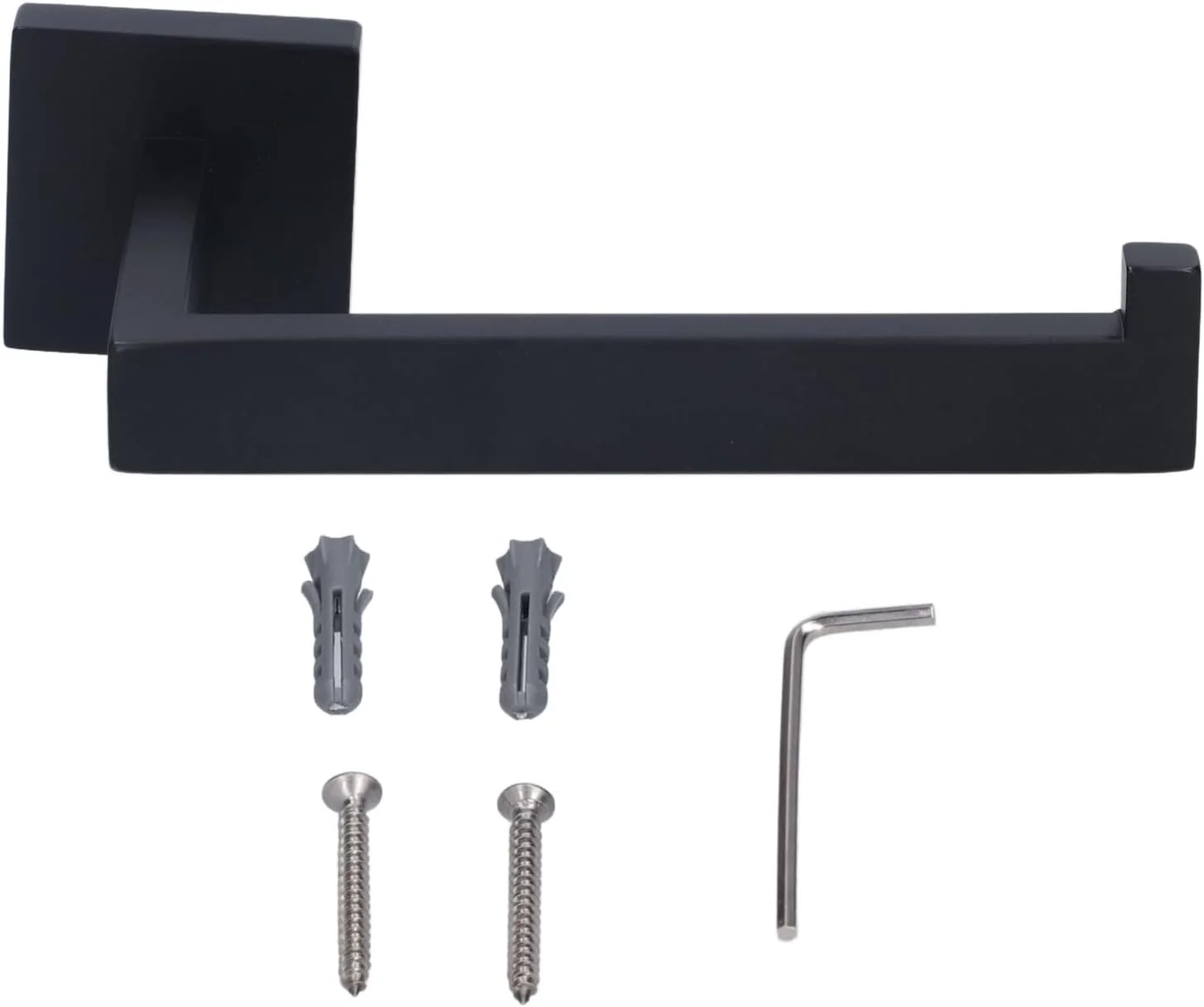 جا دستمال کاغذی استیل ضد زنگ مشکی شیک، مناسب برای دستشویی، آشپزخانه، صرفه جویی در فضا جا دستمال کاغذی استیل ضد زنگ مشکی شیک، مناسب برای دستشویی، آشپزخانه، صرفه جویی در فضا