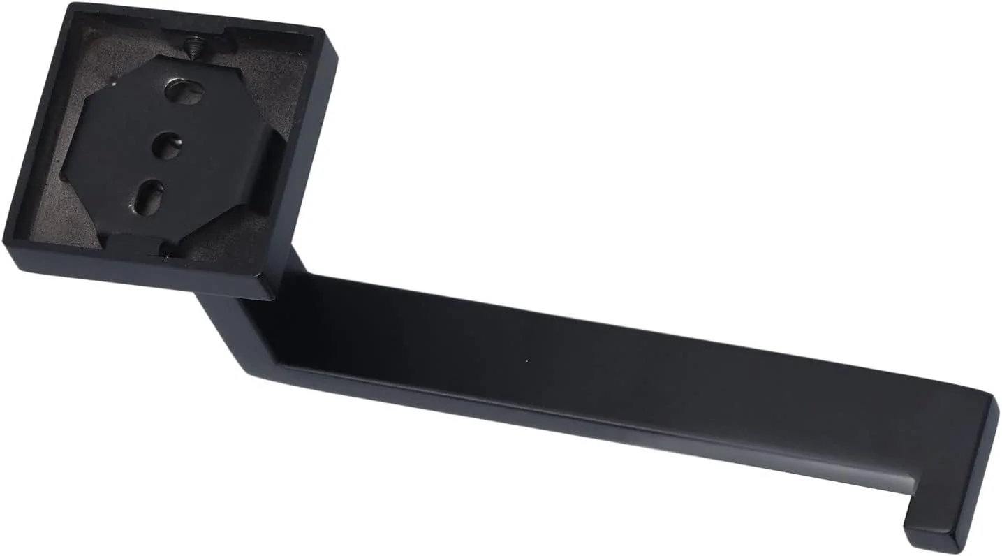 جا دستمال کاغذی استیل ضد زنگ مشکی شیک، مناسب برای دستشویی، آشپزخانه، صرفه جویی در فضا