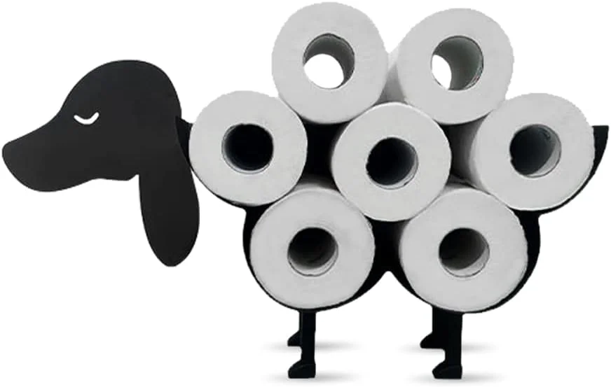 نگهدارنده فلزی رول دستمال توالت، سگ بامزه، دکوری جدید برای حمام، آشپزخانه، اتاق پودر، هنر دیواری، لوازم جانبی سرگرم کننده، تزئینی، دستمال کاغذی ایستاده و قابل نصب روی دیوار، 7 رول بزرگ اضافی نگهدارنده فلزی رول دستمال توالت، سگ بامزه، دکوری جدید برای حمام، آشپزخانه، اتاق پودر، هنر دیواری، لوازم جانبی سرگرم کننده، تزئینی، دستمال کاغذی ایستاده و قابل نصب روی دیوار، 7 رول بزرگ اضافی