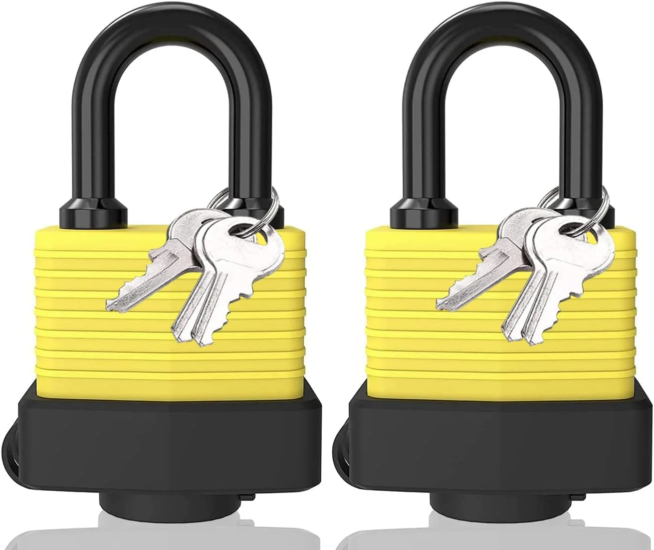 قفل آویز KASTWAVE با کلید، قفل کلیدی 2 عددی ضد آب و هوا برای فضای باز، قفل ضد آب 30 میلی متری سنگین، فولاد لمینت شده ضد برش برای قفسه باشگاه، گاراژ، حصار، سوله، حیاط قفل آویز KASTWAVE با کلید، قفل کلیدی 2 عددی ضد آب و هوا برای فضای باز، قفل ضد آب 30 میلی متری سنگین، فولاد لمینت شده ضد برش برای قفسه باشگاه، گاراژ، حصار، سوله، حیاط