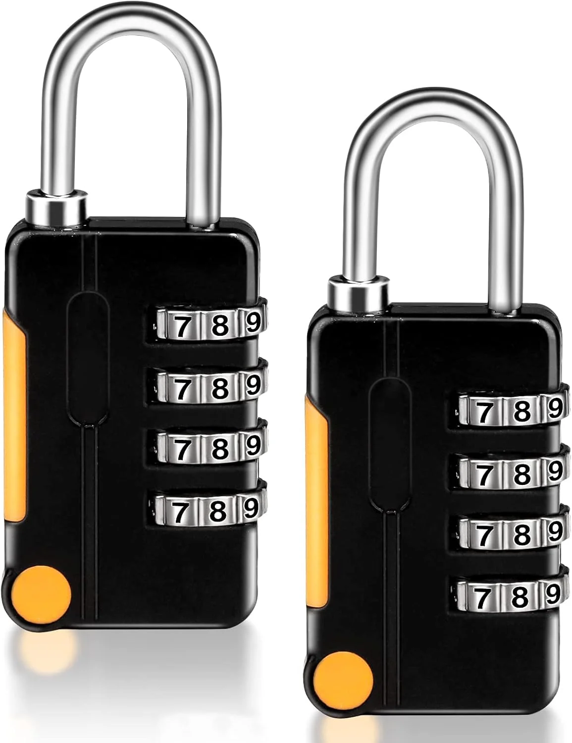 قفل ترکیبی KASTWAVE، قفل چمدان، 2 عدد قفل کوچک ضد آب، قفل امنیتی 4 رقمی برای کمدهای مدرسه، باشگاه، دروازه، سوله، جعبه ابزار، حصار قفل ترکیبی KASTWAVE، قفل چمدان، 2 عدد قفل کوچک ضد آب، قفل امنیتی 4 رقمی برای کمدهای مدرسه، باشگاه، دروازه، سوله، جعبه ابزار، حصار