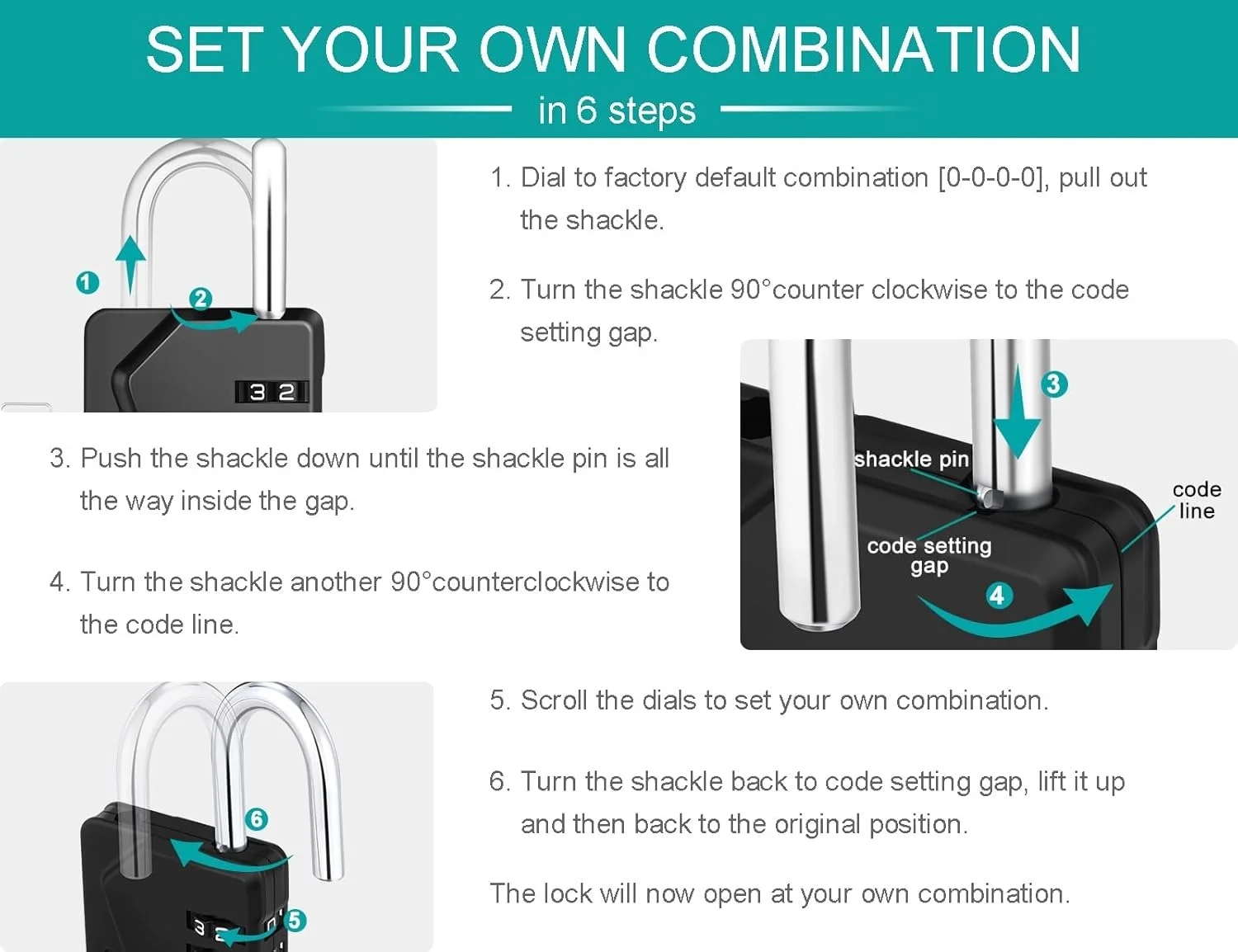 قفل رمزی ترکیبی KASTWAVE برای کمدهای ورزشی، قفل رمزی 4 رقمی ضد آب با برچسب نام DIY، قفل کمدهای مدرسه، قفل بیرونی ضد آب برای سوله ها، درب حصار (مشکی، 2 عددی) قفل رمزی ترکیبی KASTWAVE برای کمدهای ورزشی، قفل رمزی 4 رقمی ضد آب با برچسب نام DIY، قفل کمدهای مدرسه، قفل بیرونی ضد آب برای سوله ها، درب حصار (مشکی، 2 عددی)