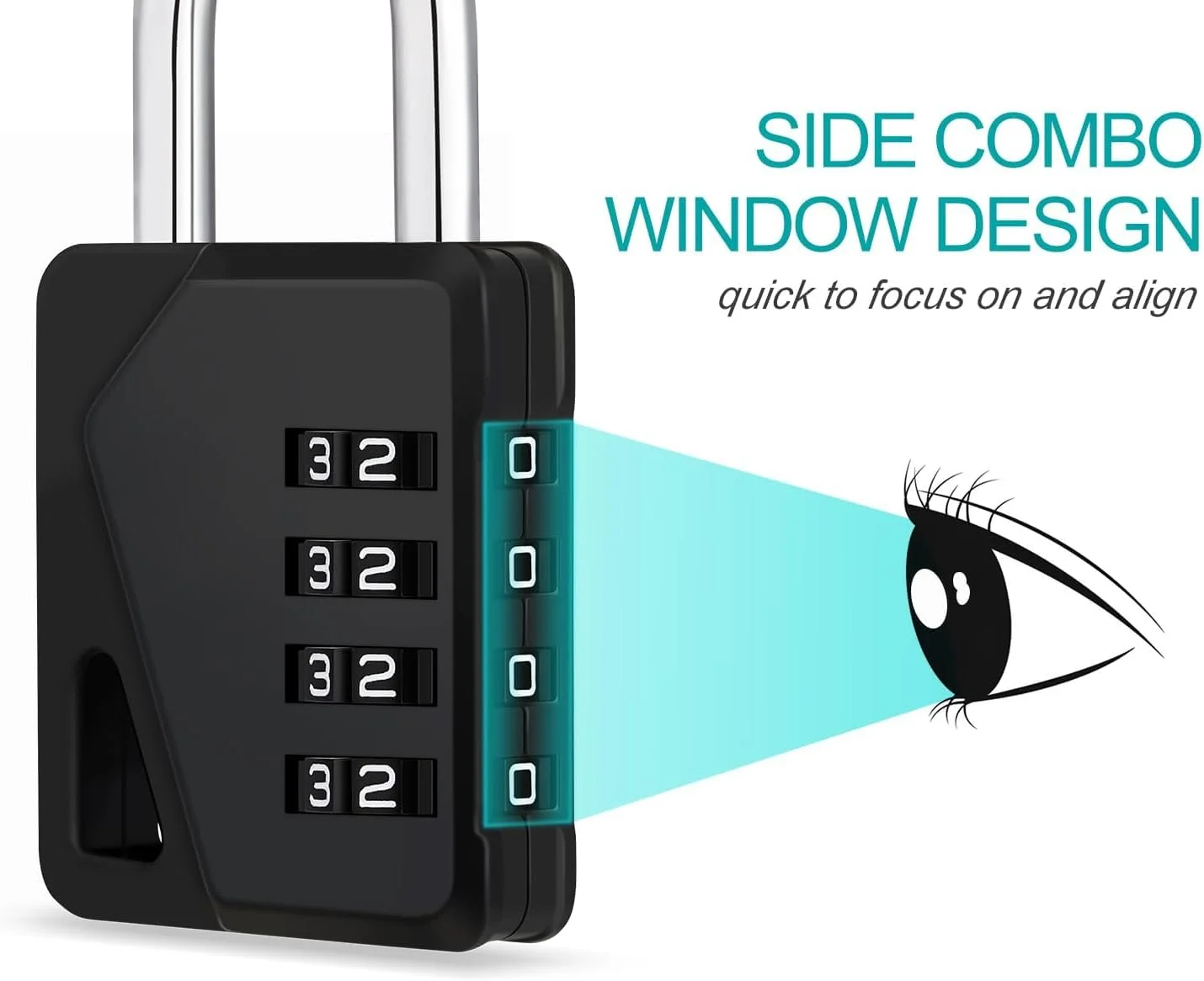 قفل رمزی ترکیبی KASTWAVE برای کمدهای ورزشی، قفل رمزی 4 رقمی ضد آب با برچسب نام DIY، قفل کمدهای مدرسه، قفل بیرونی ضد آب برای سوله ها، درب حصار (مشکی، 2 عددی) قفل رمزی ترکیبی KASTWAVE برای کمدهای ورزشی، قفل رمزی 4 رقمی ضد آب با برچسب نام DIY، قفل کمدهای مدرسه، قفل بیرونی ضد آب برای سوله ها، درب حصار (مشکی، 2 عددی)