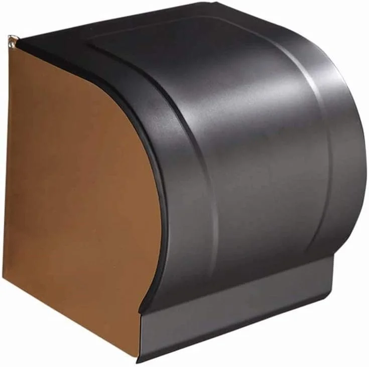 جا دستمال کاغذی توالت استیل ضد زنگ، نگهدارنده دستمال کاغذی دیواری با قفسه نگهداری تلفن همراه