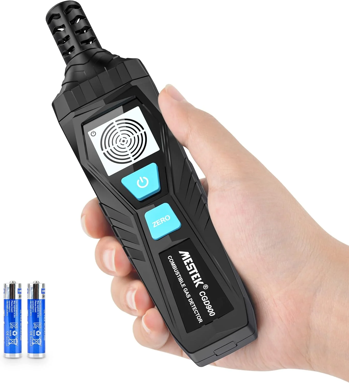 KASTWAVE Gas Leak Detector, Natural Gas Detector with Audible & Visual Alarm, Portable Gas Sniffer to Locate Combustible Gas Leak Sources Like for LPG, LNG, Natural, Methane & Butane Gases Detecting