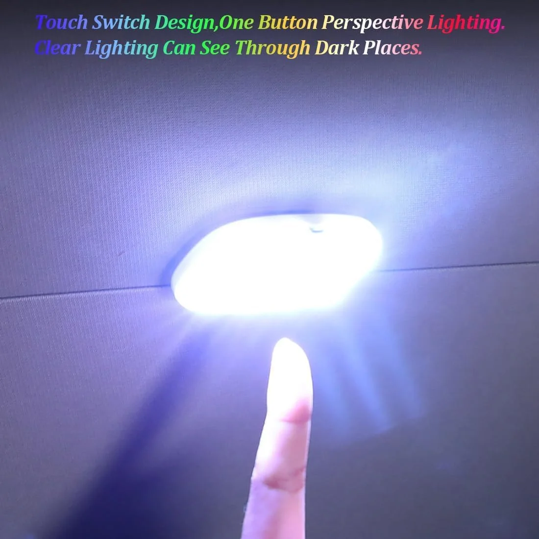 چراغ های LED خودرو KASTWAVE، چراغ های لمسی LED کوچک قابل حمل 7 رنگ برای داخل خودرو با 8 لامپ LED روشن، تغییر رنگ همگام با موسیقی، چراغ روشنایی قابل شارژ USB، چراغ اضطراری خودرو چراغ های LED خودرو KASTWAVE، چراغ های لمسی LED کوچک قابل حمل 7 رنگ برای داخل خودرو با 8 لامپ LED روشن، تغییر رنگ همگام با موسیقی، چراغ روشنایی قابل شارژ USB، چراغ اضطراری خودرو