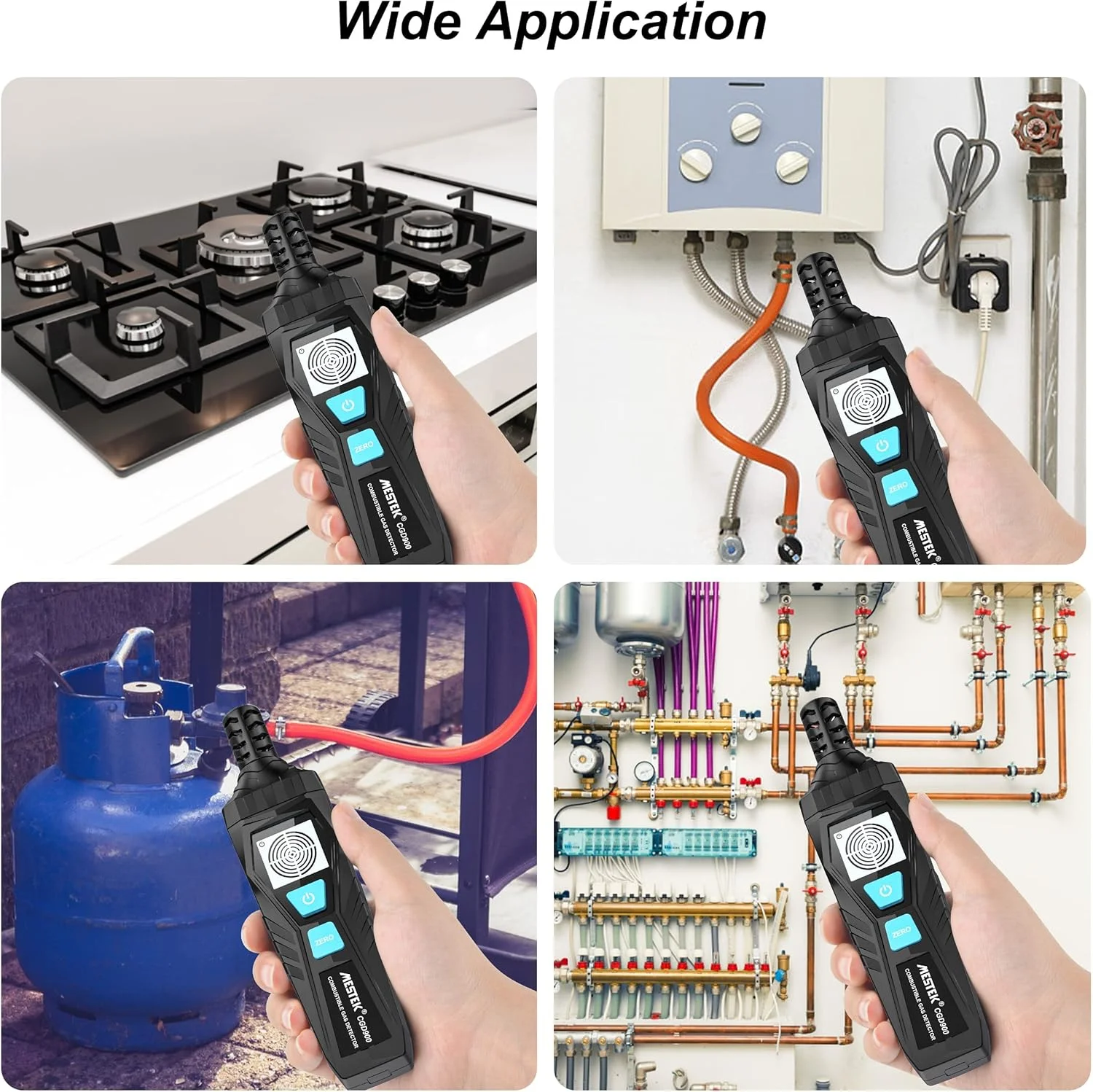 KASTWAVE Gas Leak Detector, Natural Gas Detector with Audible & Visual Alarm, Portable Gas Sniffer to Locate Combustible Gas Leak Sources Like for LPG, LNG, Natural, Methane & Butane Gases Detecting KASTWAVE Gas Leak Detector, Natural Gas Detector with Audible & Visual Alarm, Portable Gas Sniffer to Locate Combustible Gas Leak Sources Like for LPG, LNG, Natural, Methane & Butane Gases Detecting