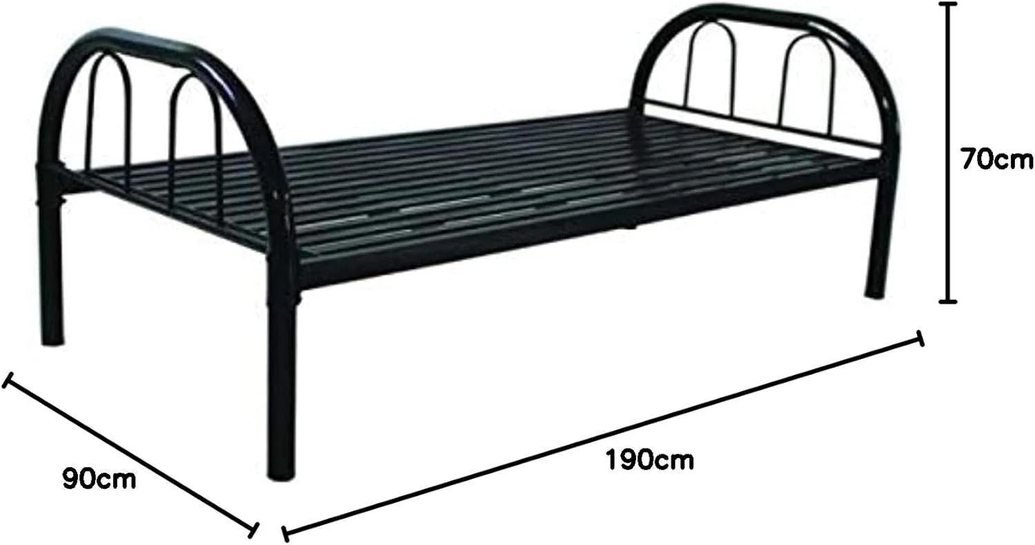تخت خواب یک نفره فلزی طرح کهکشان، مشکی - 190 (طول) x 90 (عرض) x 90 (ارتفاع) سانتی متر تخت خواب یک نفره فلزی طرح کهکشان، مشکی - 190 (طول) x 90 (عرض) x 90 (ارتفاع) سانتی متر