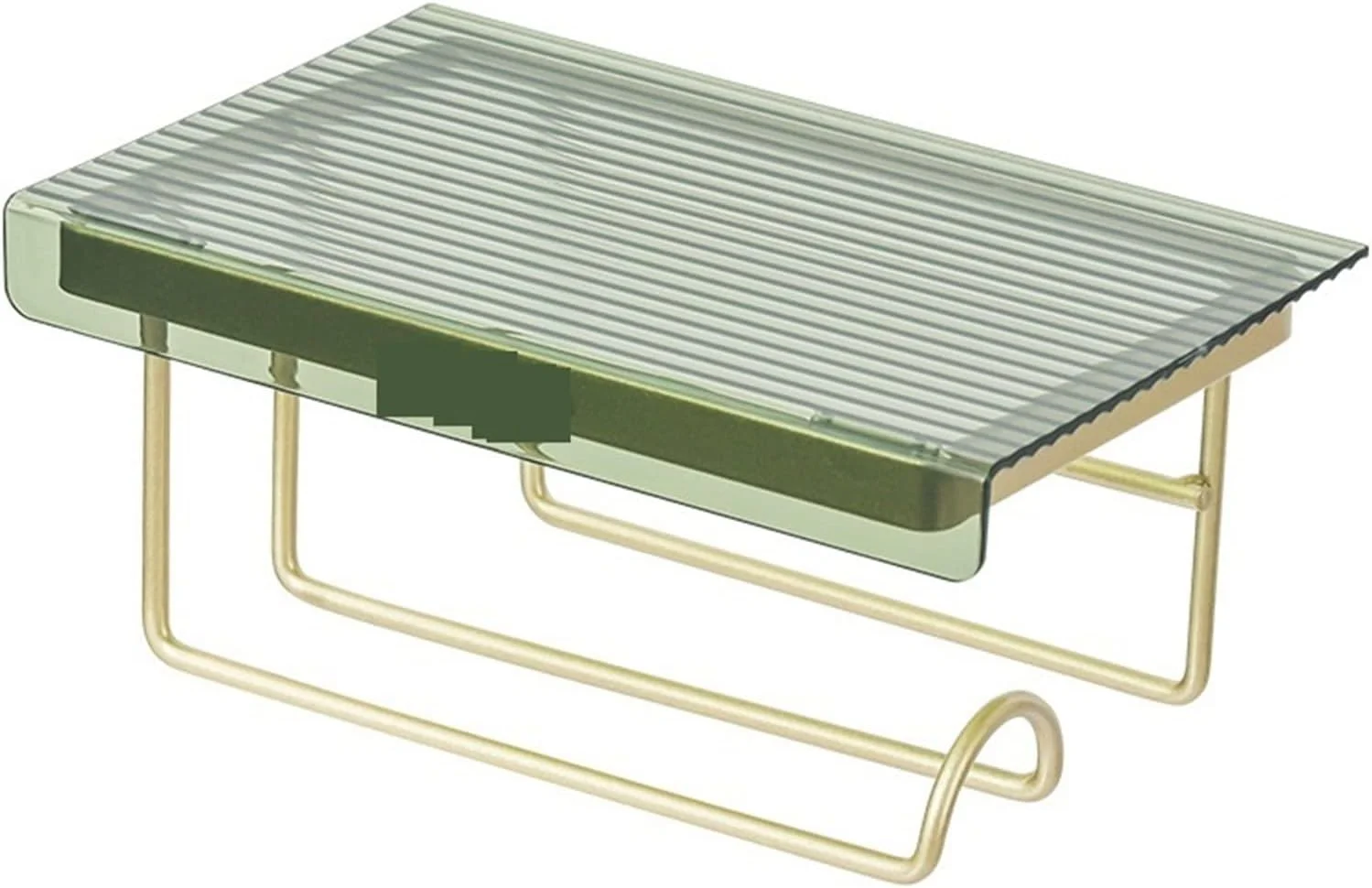 جای دستمال توالت SKYRRA، نگهدارنده دیواری دستمال کاغذی، جا دستمال کاغذی حمام (طلایی)