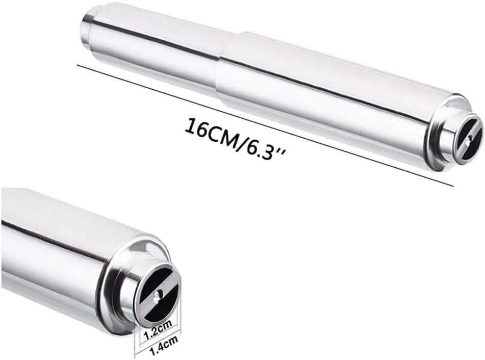 میله جایگزین نگهدارنده کاغذ توالت نقره ای، غلطک نگهدارنده کاغذ توالت، استیل ضد زنگ، غلطک نگهدارنده فنری، میله فنری کاغذ توالت، لوازم جانبی حمام میله جایگزین نگهدارنده کاغذ توالت نقره ای، غلطک نگهدارنده کاغذ توالت، استیل ضد زنگ، غلطک نگهدارنده فنری، میله فنری کاغذ توالت، لوازم جانبی حمام