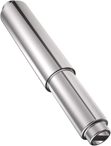 میله جایگزین نگهدارنده کاغذ توالت نقره ای، غلطک نگهدارنده کاغذ توالت، استیل ضد زنگ، فنری