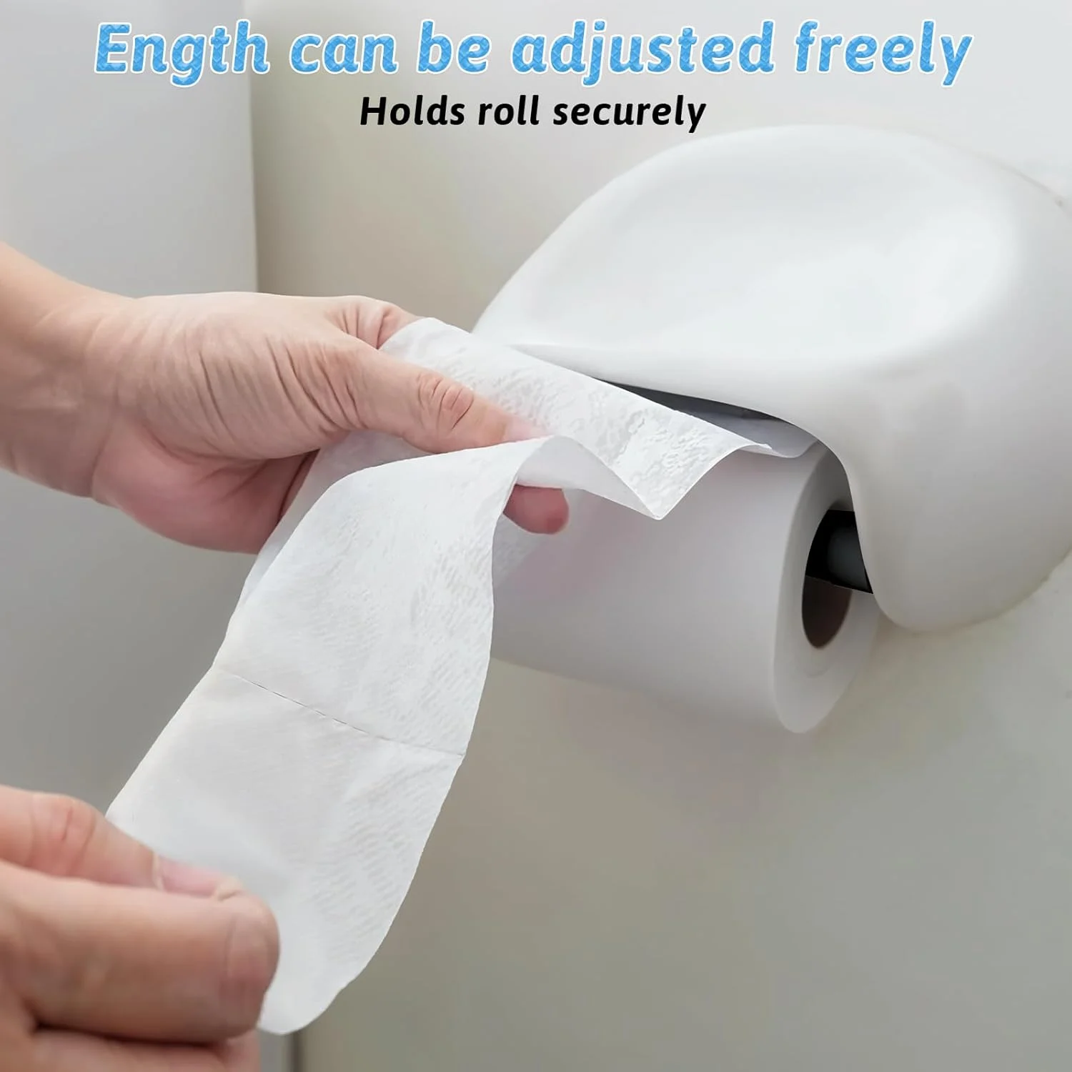 سیمارو 4 عدد میله جایگزین رول دستمال توالت، نگهدارنده رول توالت مکنده با میله فنری، هسته رول جعبه دستمال کاغذی قابل تنظیم میله پلاستیکی حمام، غلتک نگهدارنده دستمال توالت (مشکی)