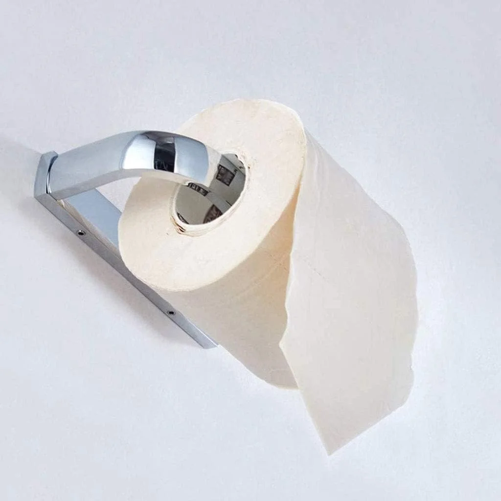 نگهدارنده رول نقره ای، نگهدارنده دستمال توالت، پخش کننده رول دستمال کاغذی، استیل ضد زنگ