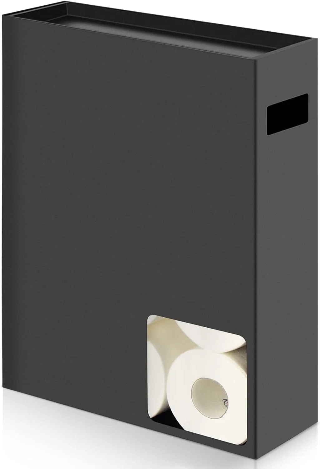 جا دستمال توالت سیکون، نگهدارنده و پخش کننده دستمال توالت، سازگار با 12 رول، مشکی، THZ-112