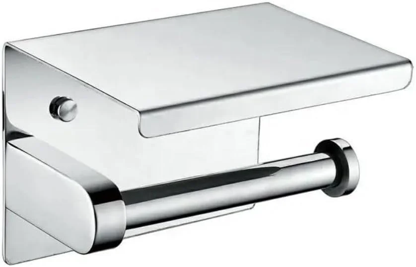 جا دستمال توالت سیانا، جا رولی شیک و کاربردی برای دستمال توالت، استیل ضد زنگ، نصب دیواری، جا رولی مدرن دستمال کاغذی.