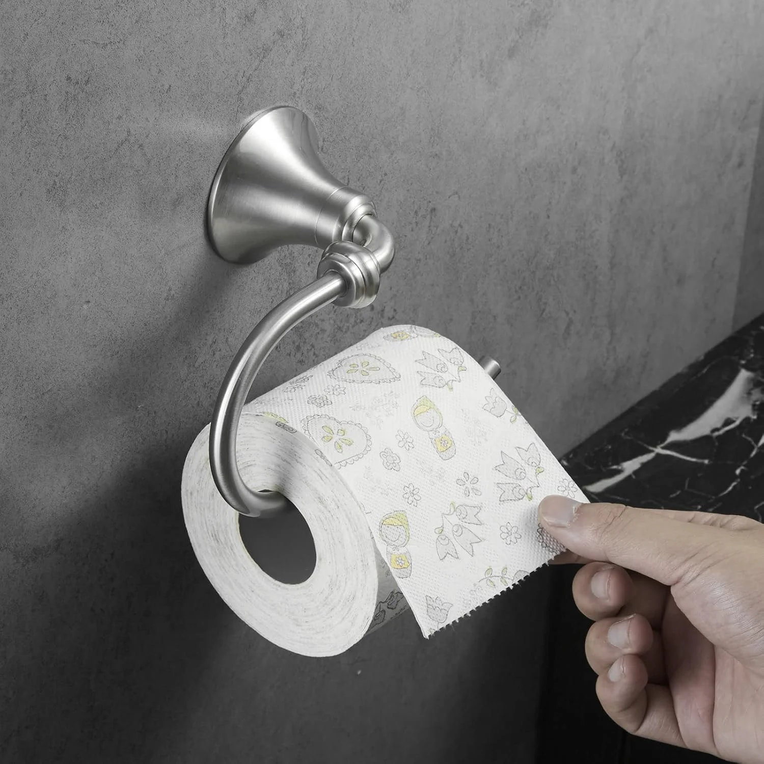 ست لوازم جانبی حمام شونلی 3 تکه، شامل جا حوله ای، جا دستمال کاغذی و آویز لباس، نصب دیواری، رنگ نیکل برس خورده، سبک آنتیک ست لوازم جانبی حمام شونلی 3 تکه، شامل جا حوله ای، جا دستمال کاغذی و آویز لباس، نصب دیواری، رنگ نیکل برس خورده، سبک آنتیک