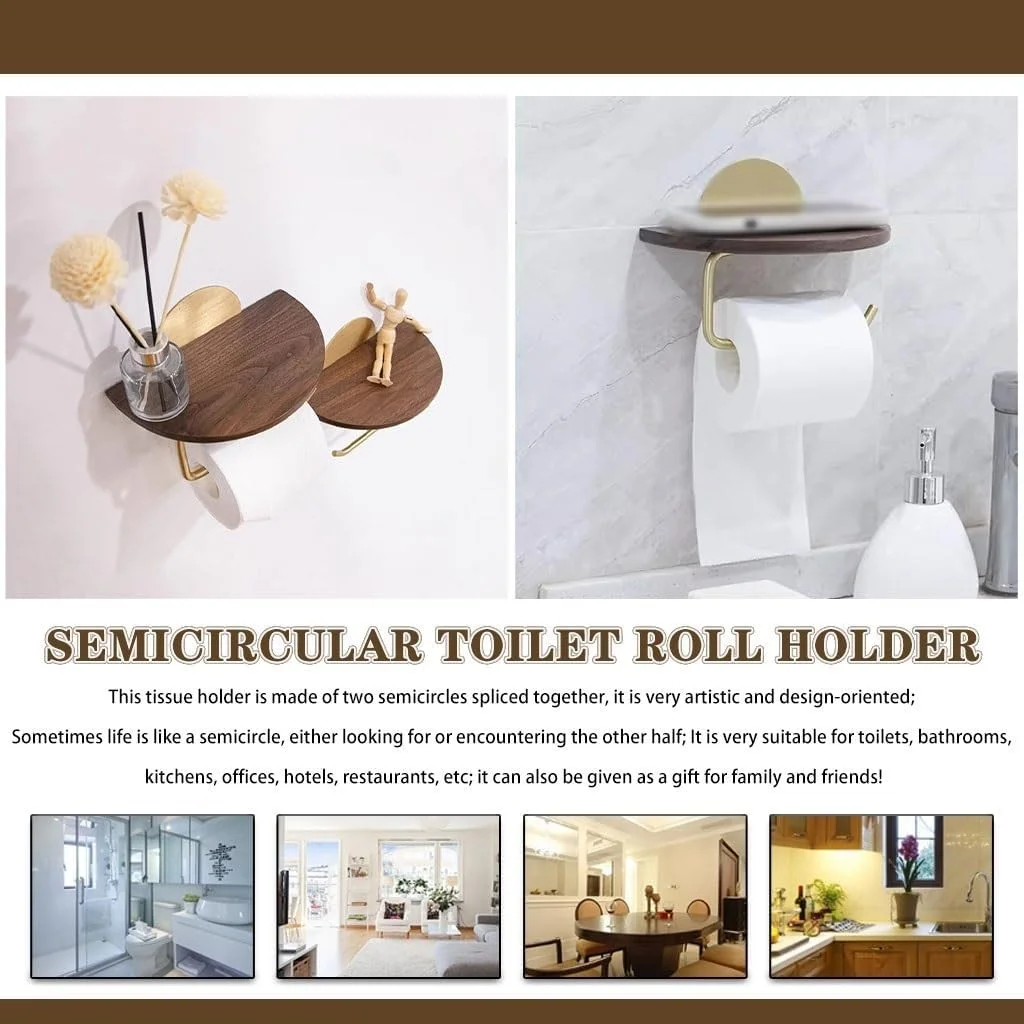 جا دستمال کاغذی نیم دایره ای خلاقانه، قفسه لوکس نگهداری آشپزخانه، توزیع کننده دستمال کاغذی توالت ساده و کاربردی، نگهدارنده رول توالت با قفسه، طراحی بدون نیاز به نصب جا دستمال کاغذی نیم دایره ای خلاقانه، قفسه لوکس نگهداری آشپزخانه، توزیع کننده دستمال کاغذی توالت ساده و کاربردی، نگهدارنده رول توالت با قفسه، طراحی بدون نیاز به نصب