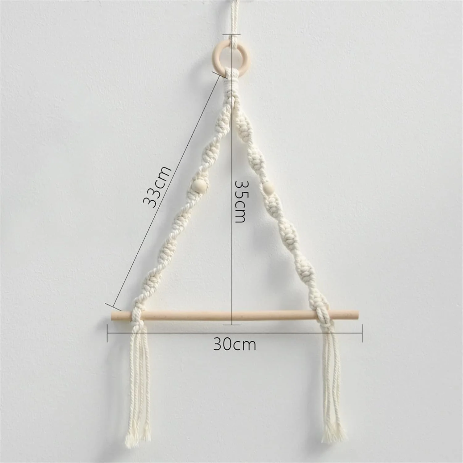 جا دستمال کاغذی توالت SEMOOR بافت دستی، نصب دیواری، قفسه حوله کاغذی چوبی