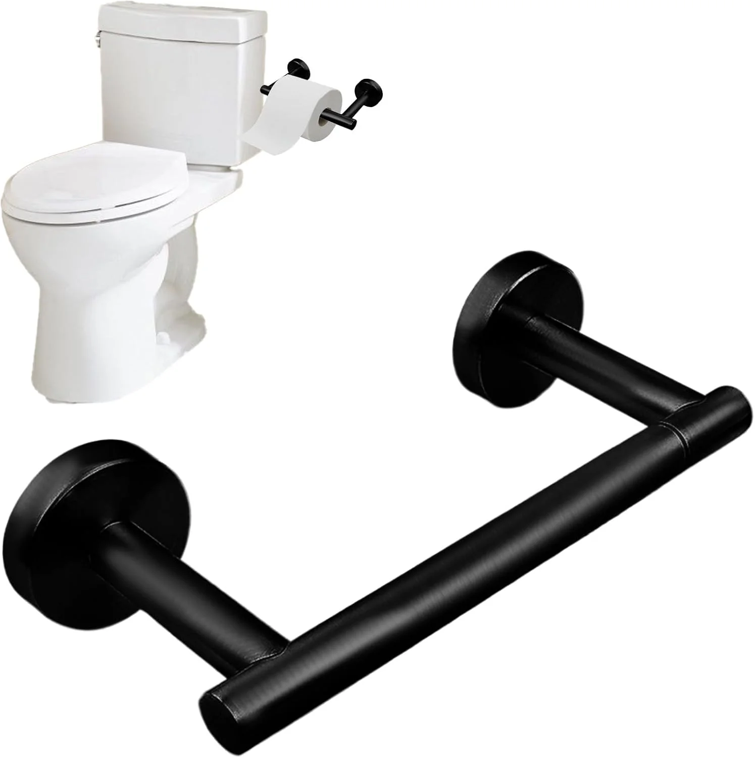 جا دستمال کاغذی دیواری | نگهدارنده رول دستمال کاغذی دیواری | پخش کننده حوله دستمال کاغذی با ساختار چرخشی برای کابینت حمام، آشپزخانه، هتل و سرویس بهداشتی