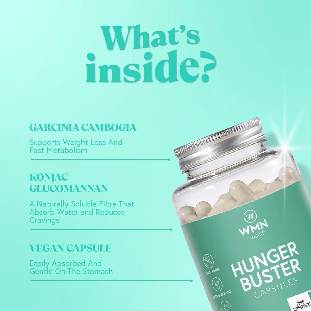 WMN World Hunger Buster Capsules Natural Weight Loss Supplement - 90 Caps WMN World Hunger Buster Capsules Natural Weight Loss Supplement - 90 Caps