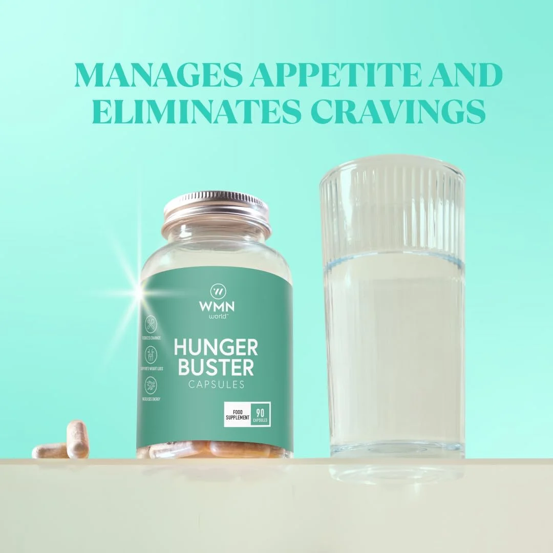کپسول های کاهش وزن طبیعی WMN World Hunger Buster - 90 عدد کپسول های کاهش وزن طبیعی WMN World Hunger Buster - 90 عدد