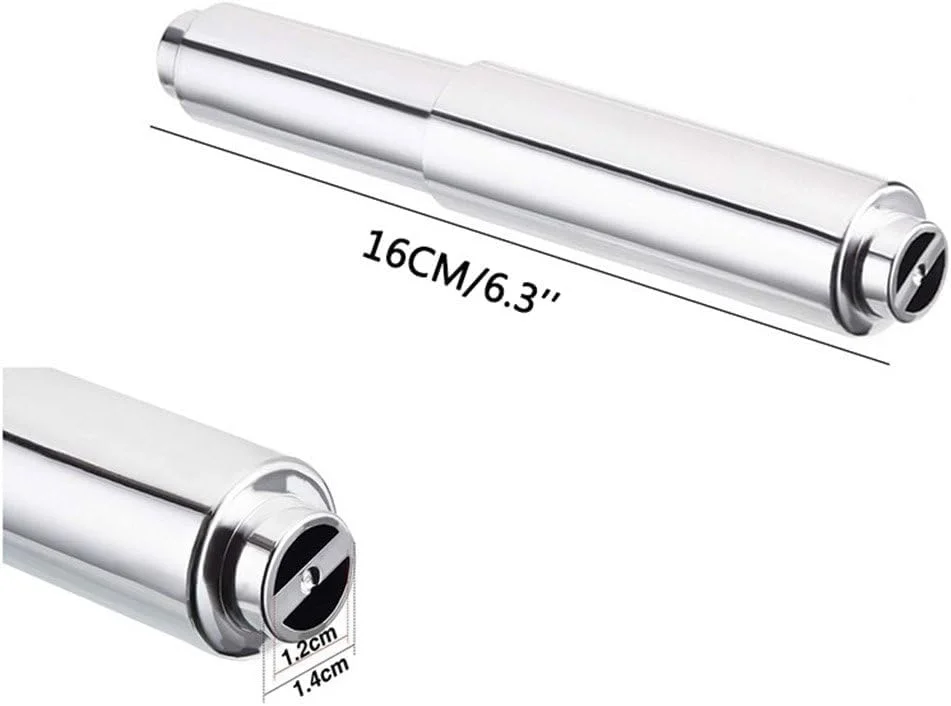 جا دستمال کاغذی نقره ای، جایگزین غلطک نگهدارنده دستمال توالت فنری برای لوازم جانبی سخت افزاری حمام، آشپزخانه و سرویس بهداشتی جا دستمال کاغذی نقره ای، جایگزین غلطک نگهدارنده دستمال توالت فنری برای لوازم جانبی سخت افزاری حمام، آشپزخانه و سرویس بهداشتی