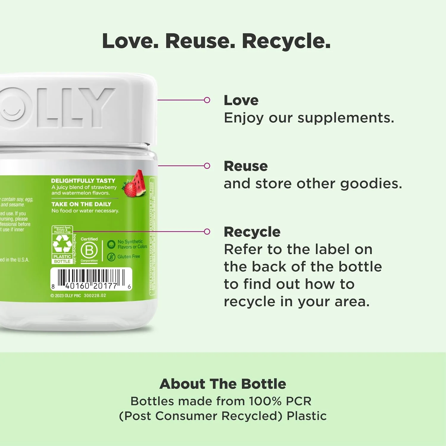 حلقه های پاستیلی فیبر OLLY، 5 گرم فیبر پری بیوتیک، FOS (فروکتو-الیگوساکاریدها)، پشتیبانی از دستگاه گوارش، طعم توت خربزه 50 عددی حلقه های پاستیلی فیبر OLLY، 5 گرم فیبر پری بیوتیک، FOS (فروکتو-الیگوساکاریدها)، پشتیبانی از دستگاه گوارش، طعم توت خربزه 50 عددی