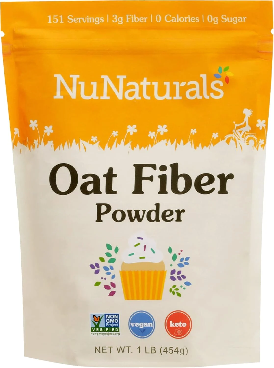 فیبر جو دوسر NuNaturals 147816 (450 گرم)