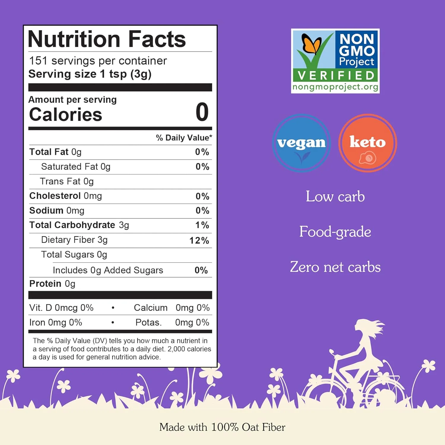 فیبر جو دوسر NuNaturals 147816 (450 گرم) فیبر جو دوسر NuNaturals 147816 (450 گرم)