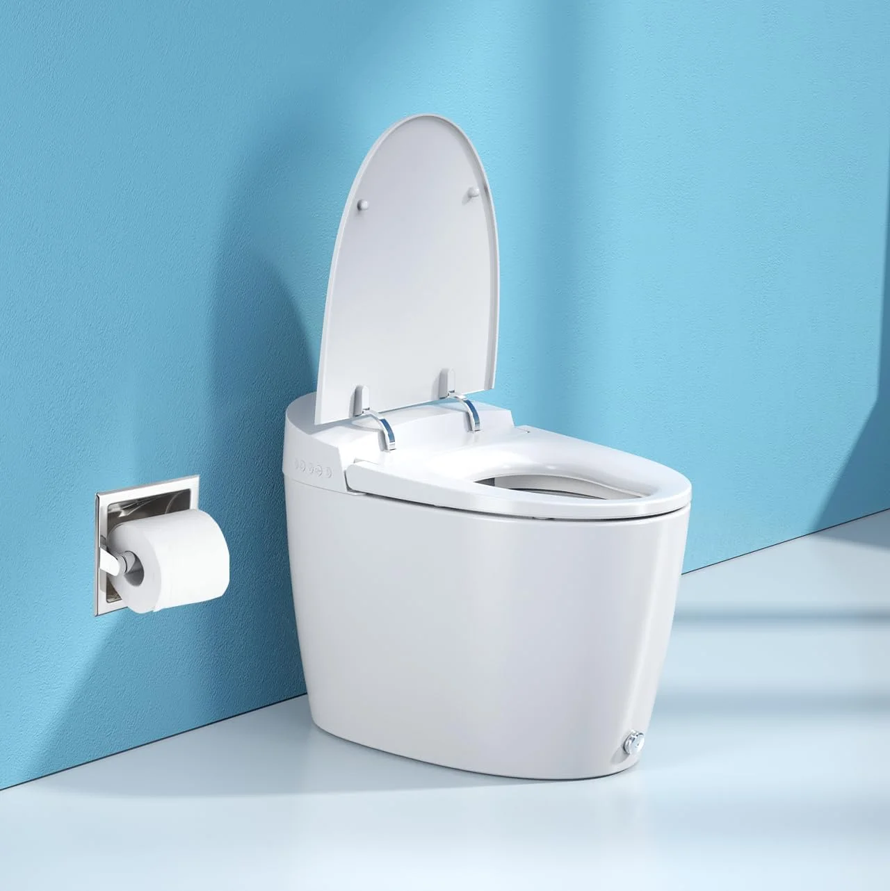 جا دستمال کاغذی توکار نیکل برس خورده، نگهدارنده رول توالت دیواری برای رول بزرگ، نگهدارنده فلزی دستمال توالت برای نگهداری در کابینت برای فضاهای کوچک، طراحی بادوام و صرفه جویی در فضا با براکت نصب