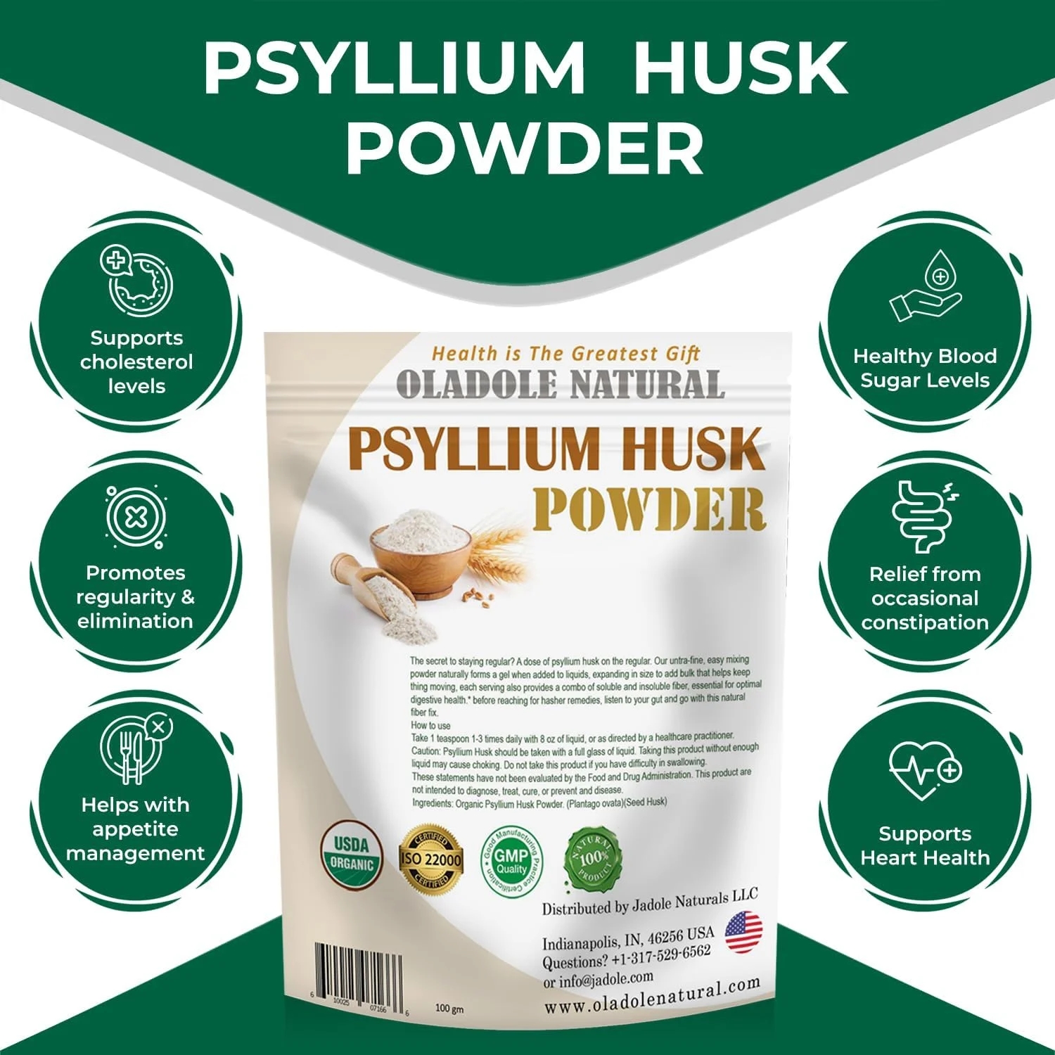 پودر پوسته اسفرزه طبیعی اولادول - 300 گرم | فیبر بالا برای سلامت دستگاه گوارش، کمک به کاهش کلسترول، مدیریت وزن، سلامت قلب و پاکسازی روده بزرگ | غیر تراریخته، بدون گلوتن پودر پوسته اسفرزه طبیعی اولادول - 300 گرم | فیبر بالا برای سلامت دستگاه گوارش، کمک به کاهش کلسترول، مدیریت وزن، سلامت قلب و پاکسازی روده بزرگ | غیر تراریخته، بدون گلوتن