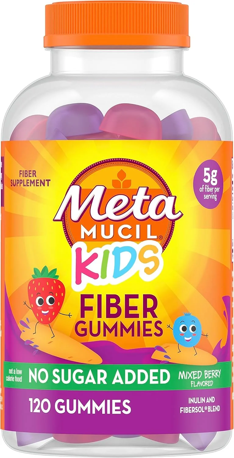پاستیل مکمل فیبر کودکان Metamucil، 120 عدد