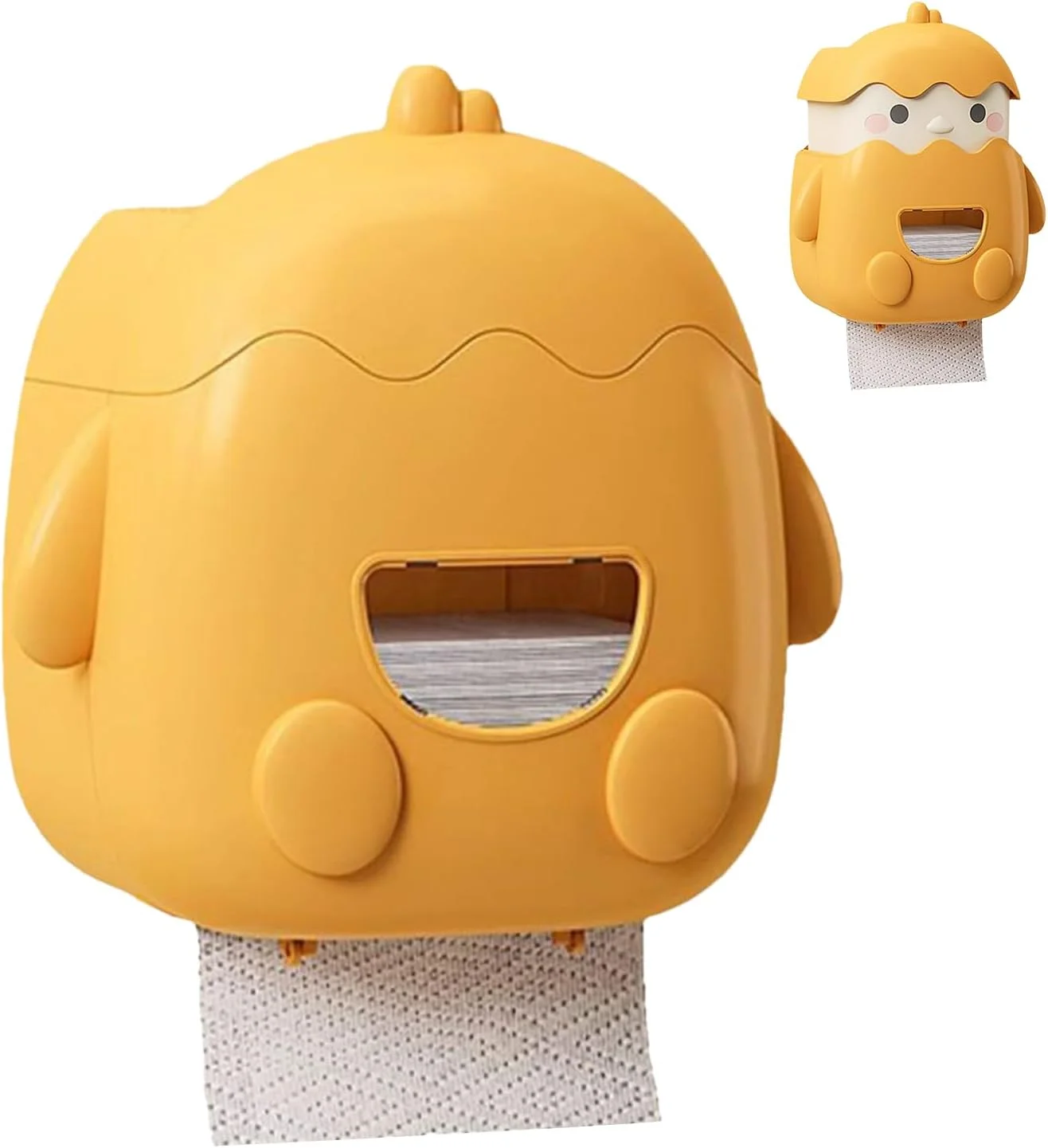 جا دستمال کاغذی، جعبه نگهداری دستمال مرطوب آشپزخانه | محفظه نگهداری دستمال کاغذی بدون نیاز به سوراخ کاری برای ورودی میز کار، اتاق نشیمن، آشپزخانه، حمام