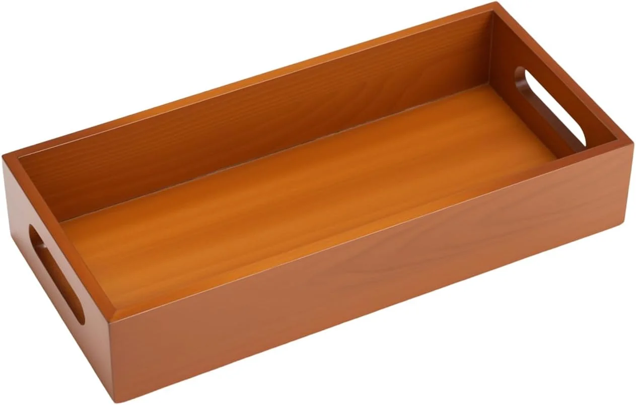 جا دستمال کاغذی قهوه ای PRZSZL، سبد توالت فرنگی، ارگانایزر روی مخزن برای کانتر حمام