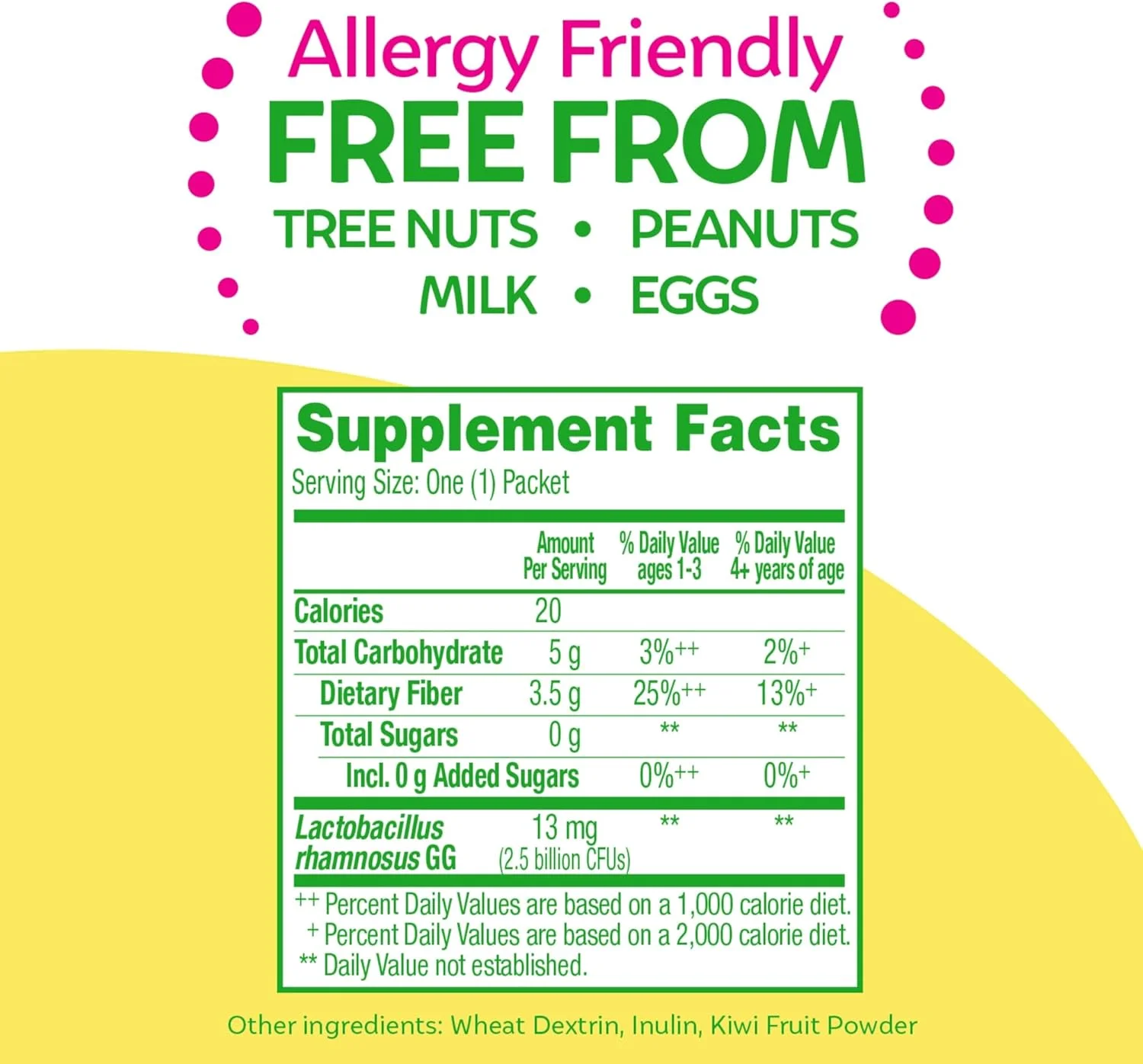 Culturelle Kids Probiotic + Fiber Packets (Ages 3+) - 24 Count - Digestive Health & Immune Support - Helps Restore Regularity (Packaging may vary) Culturelle Kids Probiotic + Fiber Packets (Ages 3+) - 24 Count - Digestive Health & Immune Support - Helps Restore Regularity (Packaging may vary)